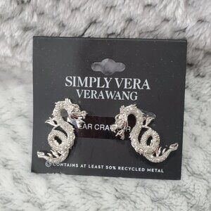 SImply Vera by Vera Wang Ear Crawler Pierced earrings NEW